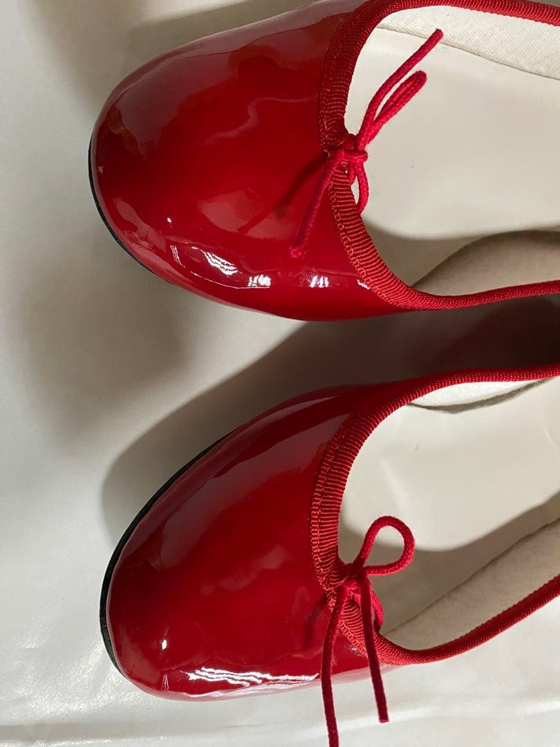 美品⭐︎レペット　バレエシューズ　赤　サイズ38