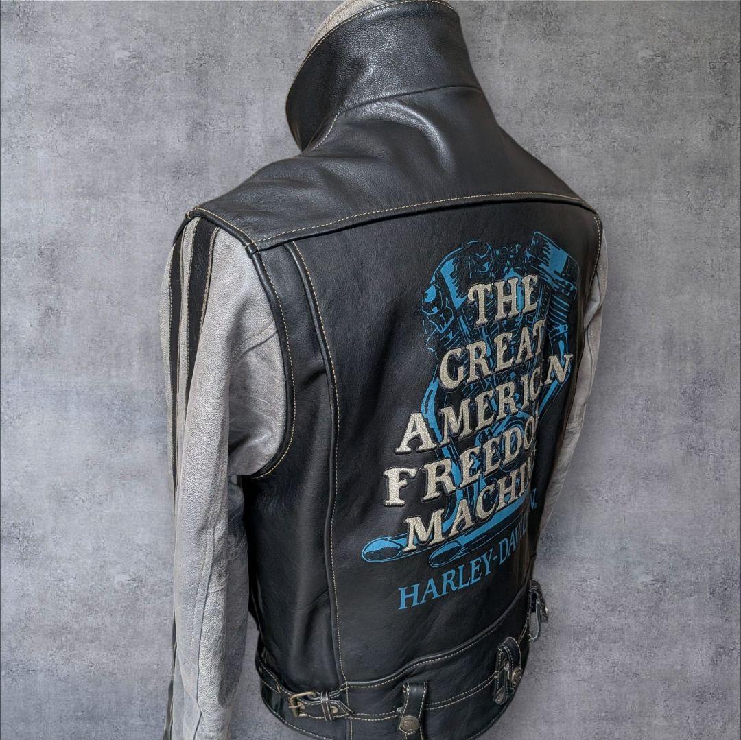 HARLEY-DAVIDSON レザーライダースジャケット