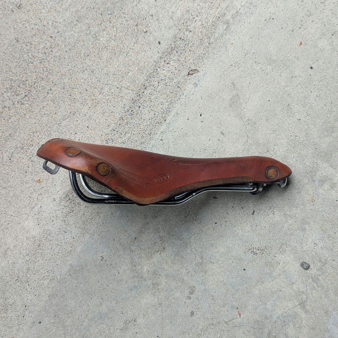 BROOKS SWIFT Chrome /ブルックス スイフト レザーサドル 革