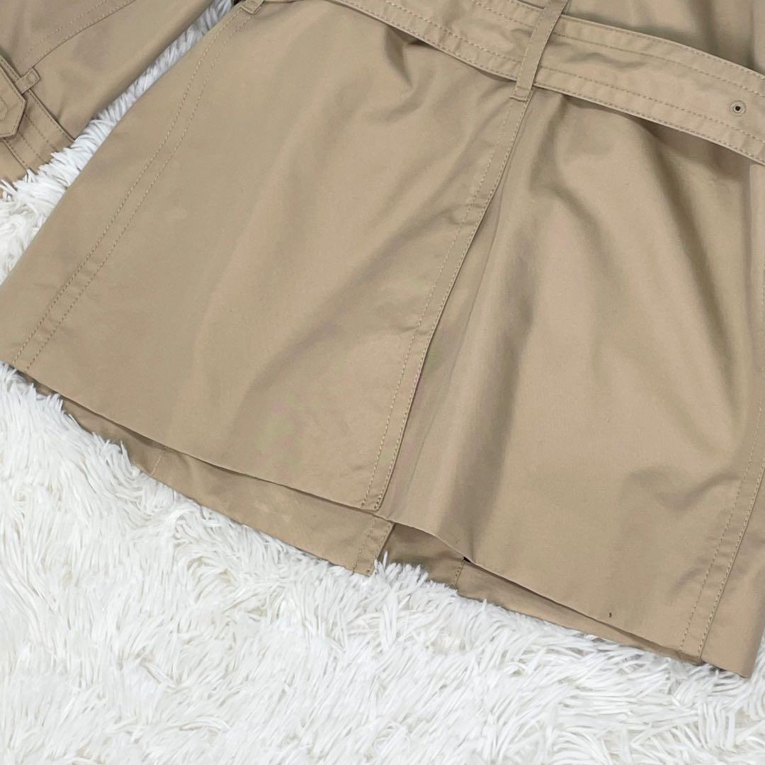 美品 COACH コーチ F33970 ショート丈 トレンチコート ジャケット