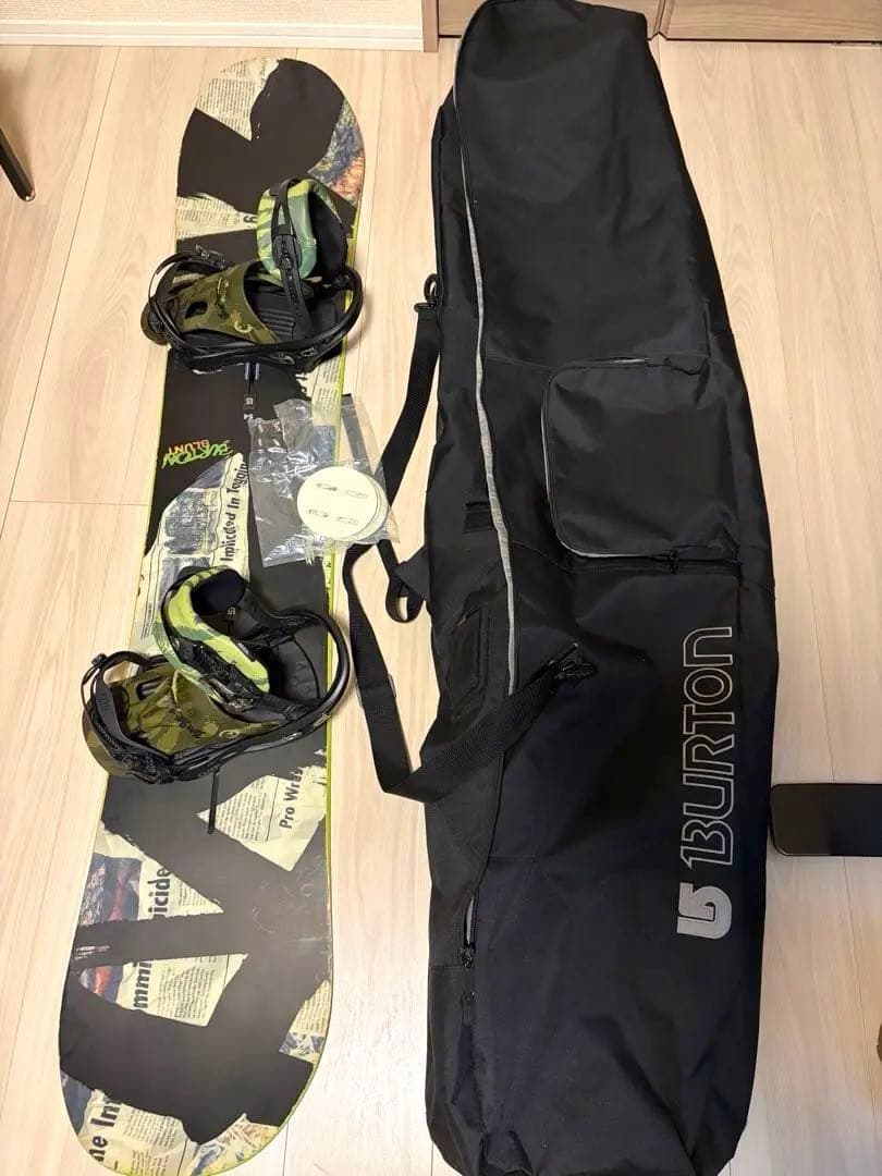 Burton スノーボード154cm 3点セット