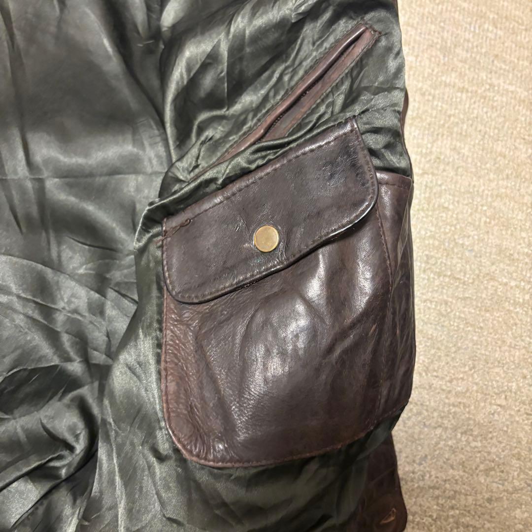 レザートラッカージャケット レザージャケット ユーロ 古着