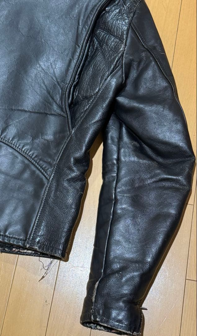 Lesco ヴィンテージ ダブルライダース レザージャケット 60s 70s