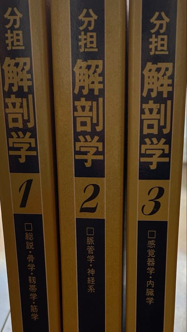 分担解剖学 全3巻セット