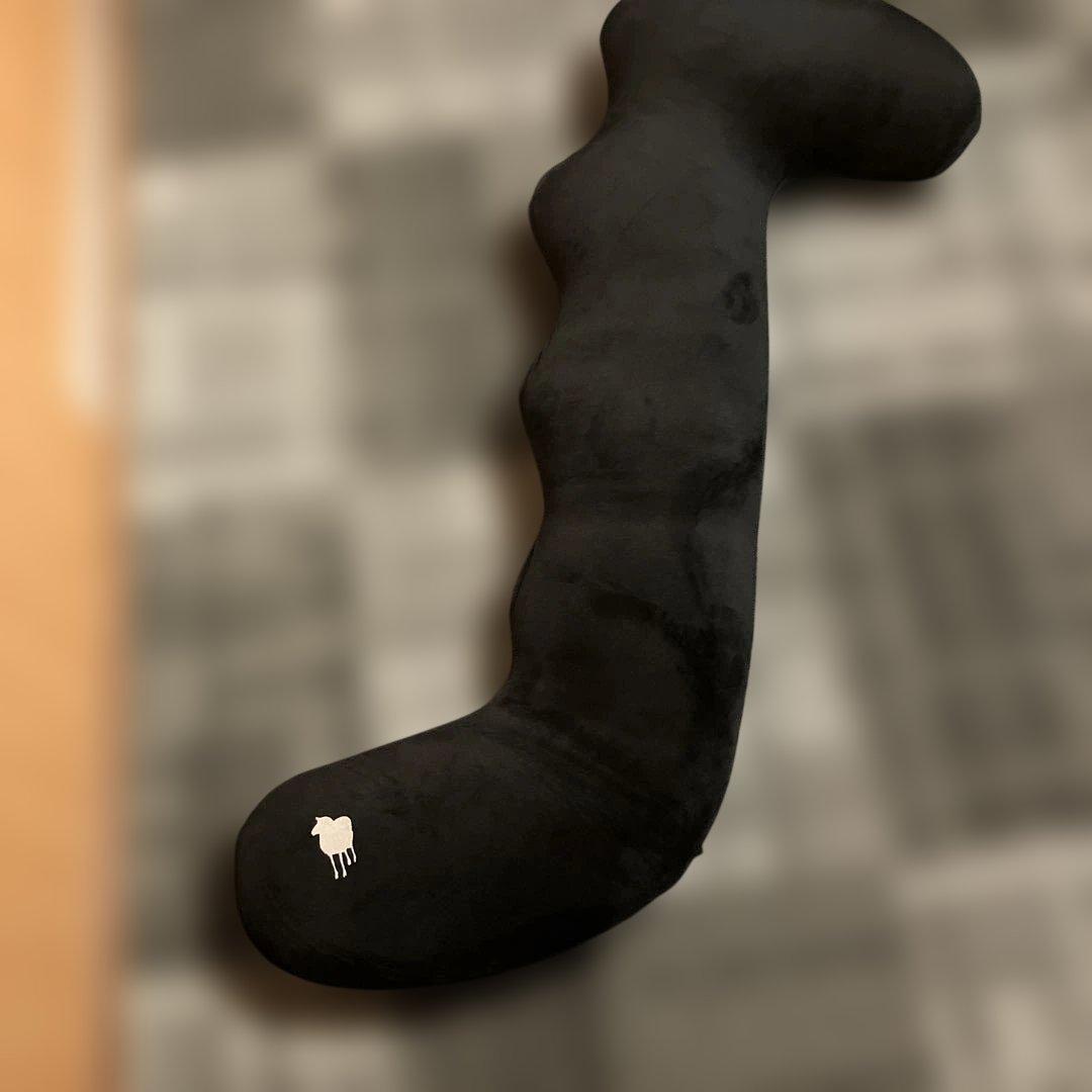 ヒツジのいらない抱き枕 ブラック