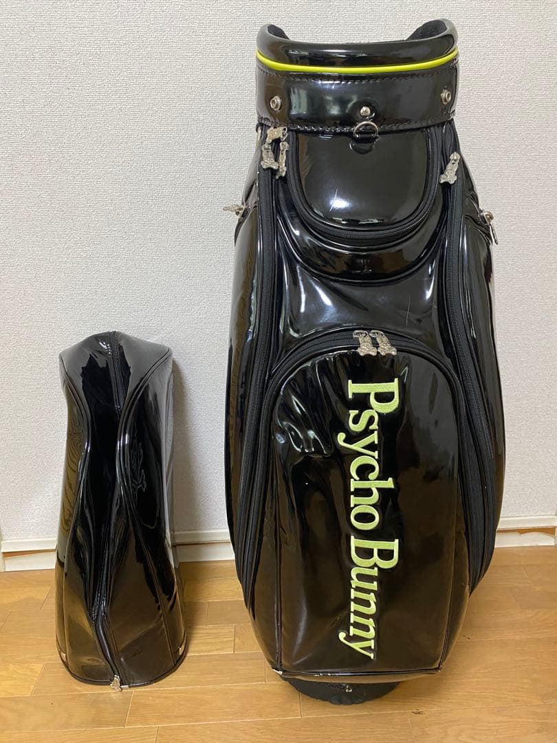 ※週末限定SALE Psycho Bunny キャディバッグ　ネイビー