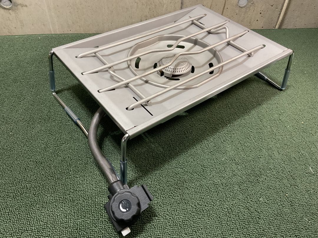 美品 フラットバーナー 艶消し加工 スノーピーク  peak