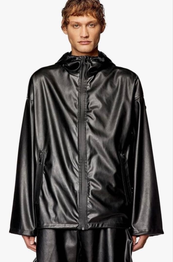 DIESEL フェイクレザージャケット　48size