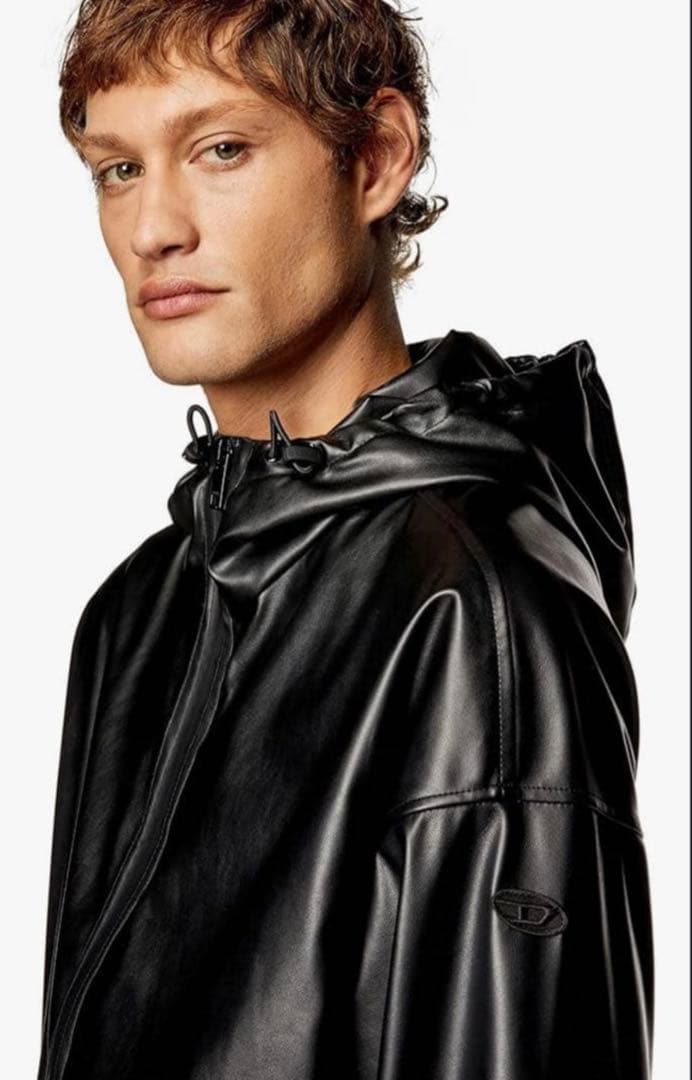 DIESEL フェイクレザージャケット　48size