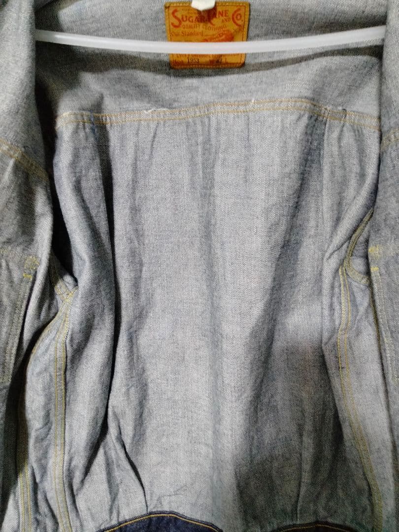 オ*ロ様 SUGAR CANE SC11953 size42 デニムジャケット2