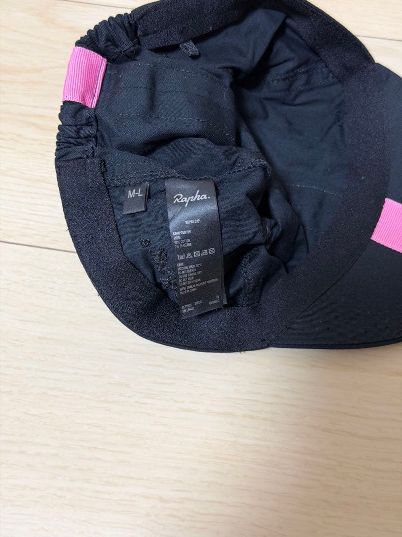 Rapha Deep Winter Hat ブラック/ハイビズピンク おまけ付