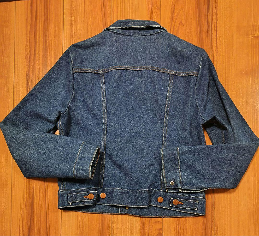 70s USA製 Wrangler 124MJ デニムジャケット濃紺美品