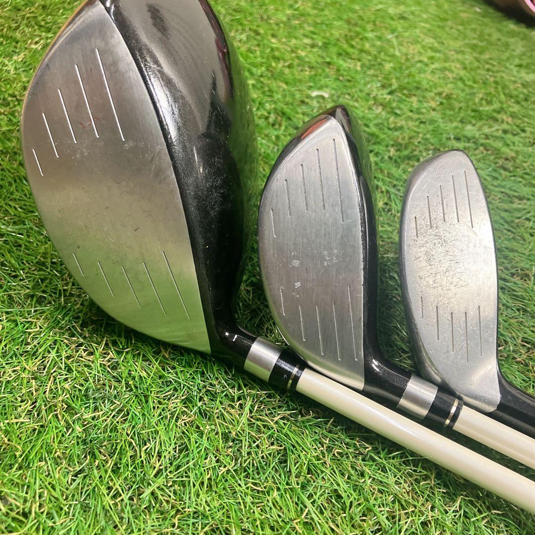 かわいいピンク 初心者　レディースゴルフクラブセット 右利き フレックスL