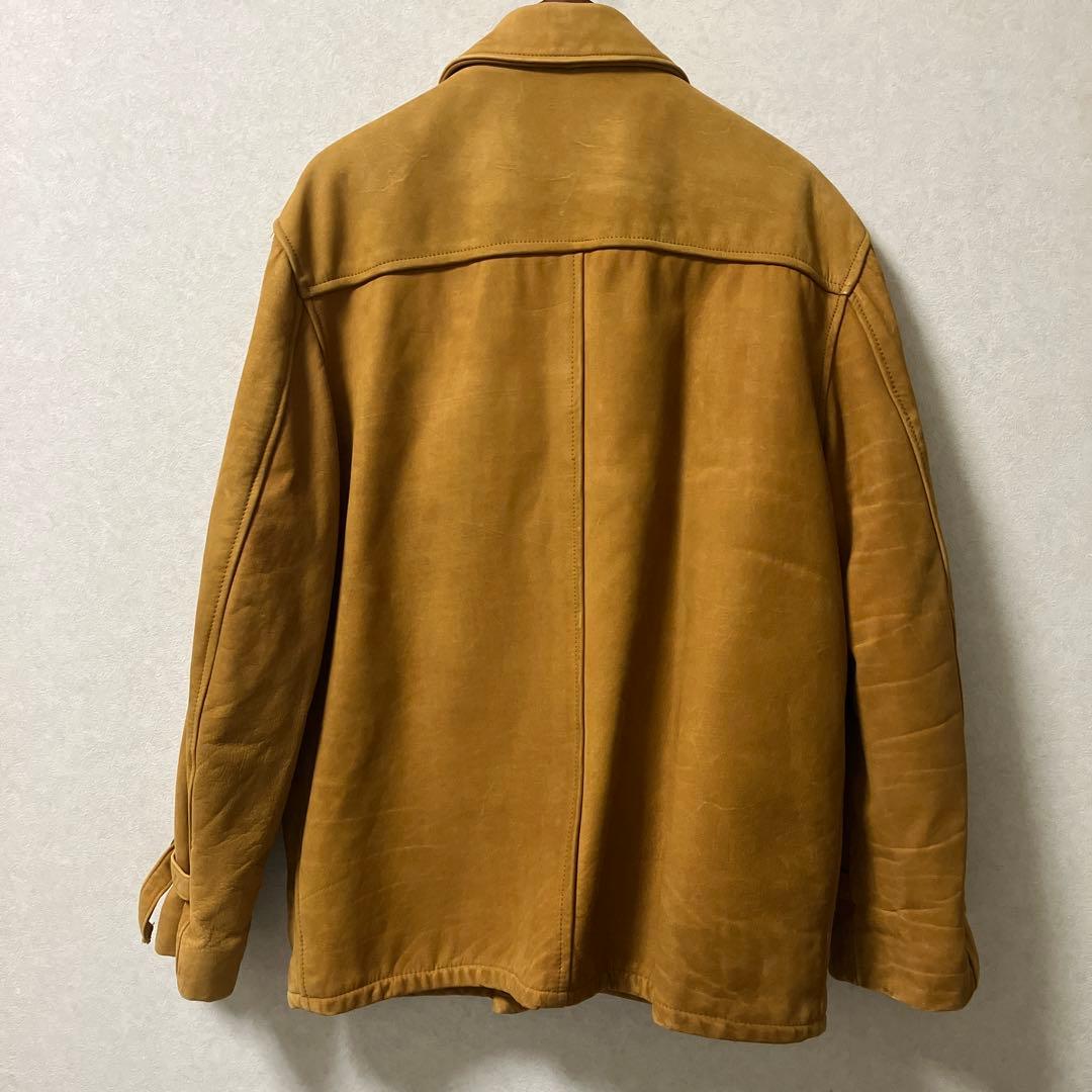 Schott イエローヌバックジャケット 42