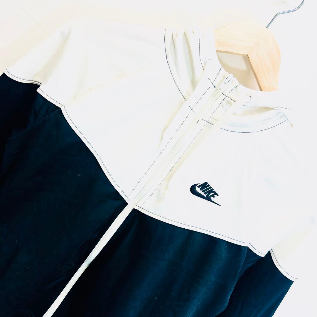 Nike フルジップジャージ トレーニングウェア【Black✖️White】