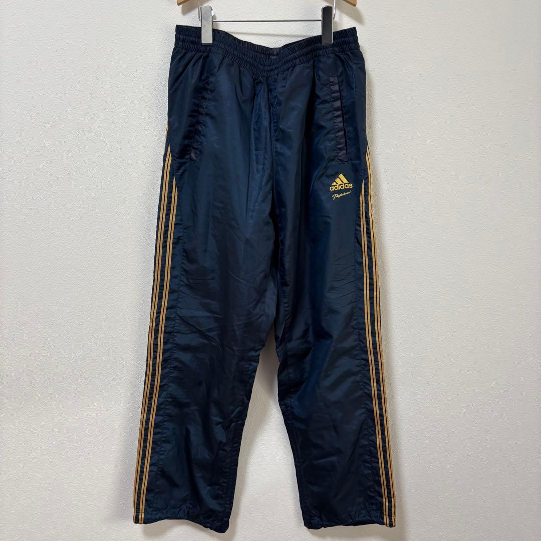 adidas プロフェッショナル　ウィンドブレーカー　ピステ　上下　O 金ロゴ
