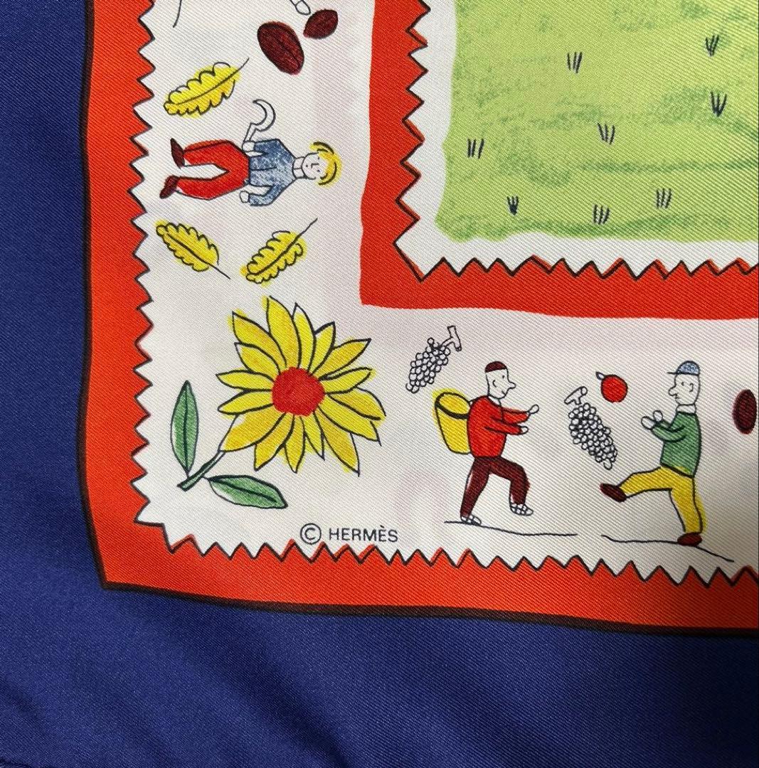 Hermès エルメス　カレ90　スカーフ