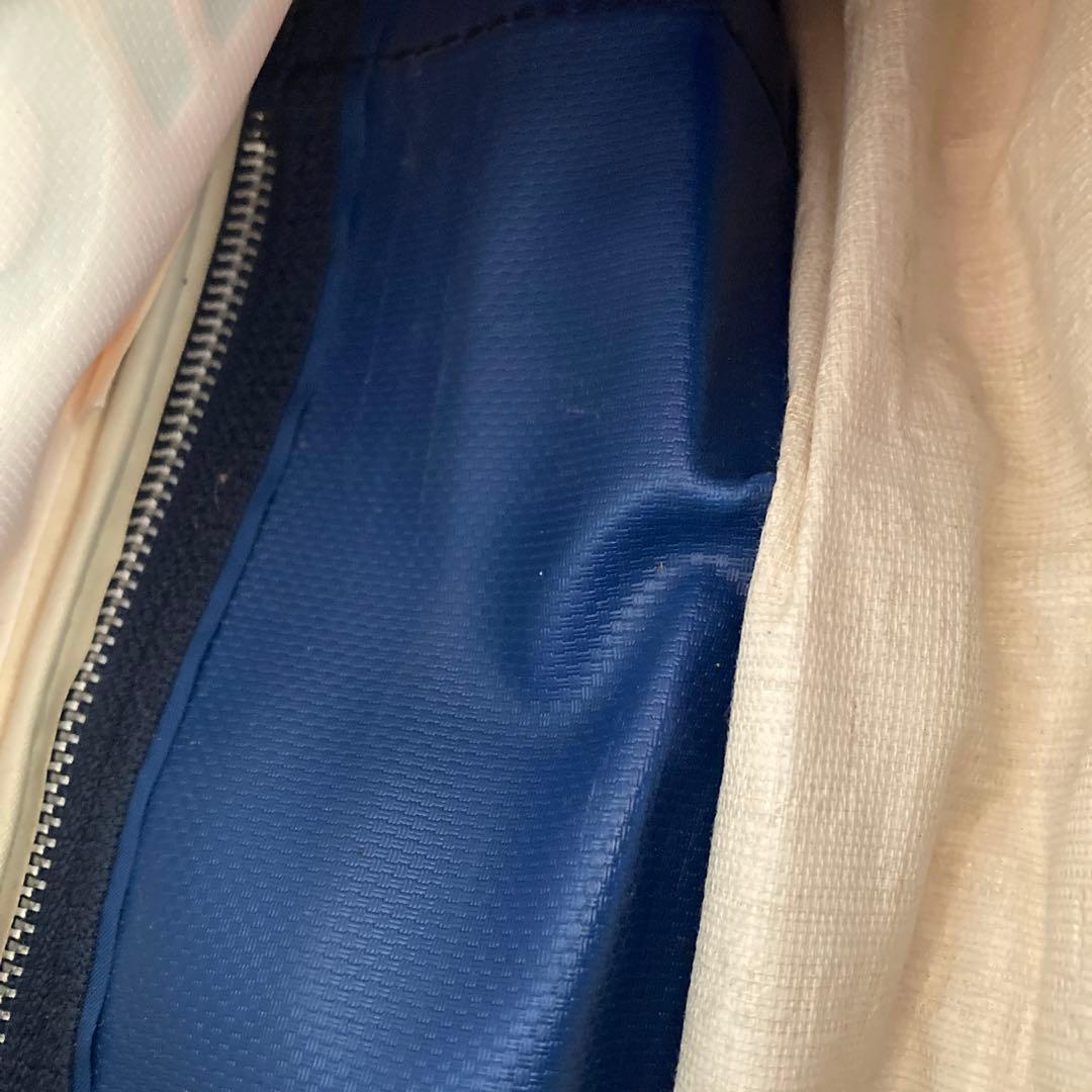 希少　adidas シューズケース 青/ホワイト