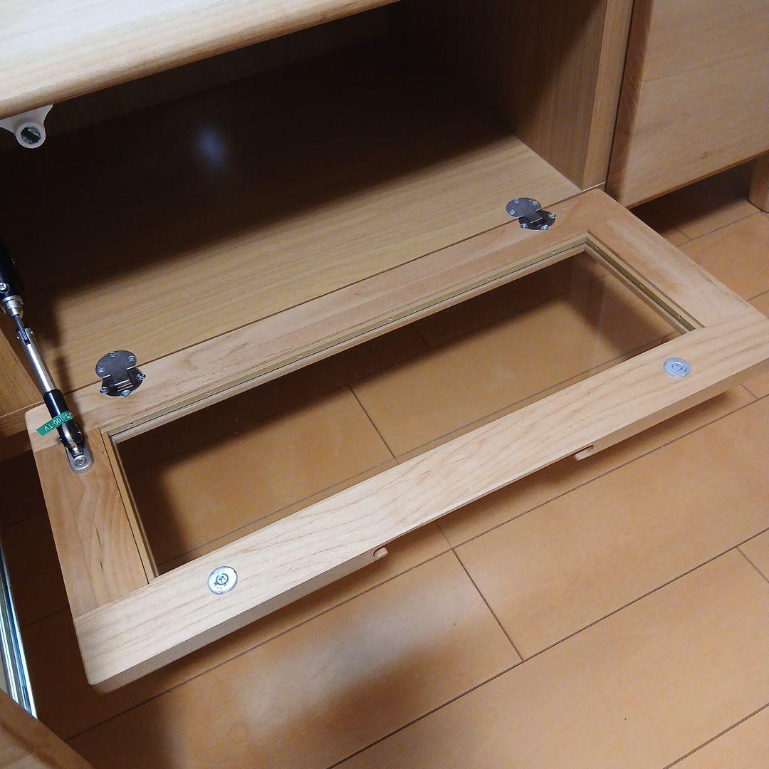 ナチュラルウッド テレビ台 引き出し付き