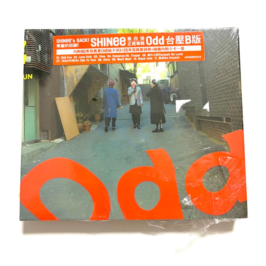 新品未開封 SHINee Odd B ver. 台湾盤