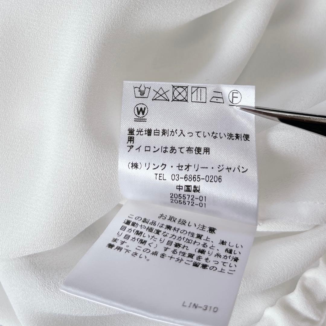 美品✨Theory luxe 近年　ブラウス とろみ M 洗える