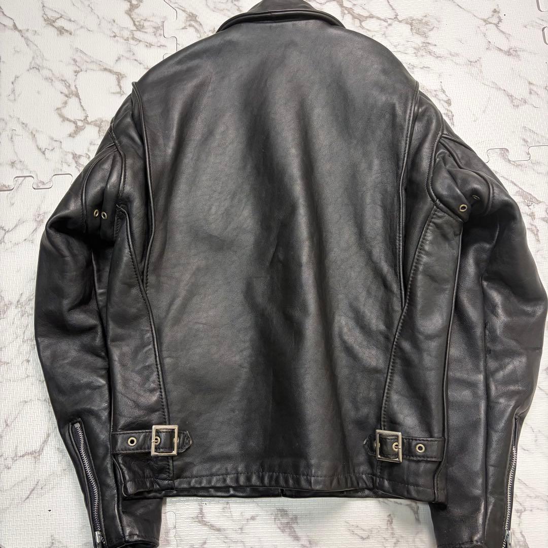 【米国製】schott トラッカージャケット 黒　36size 642