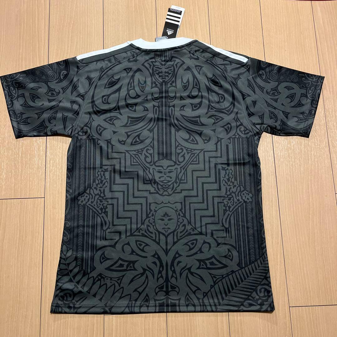 アディダスadidasマオリ100周年記念TシャツOオールブラックスMAORI