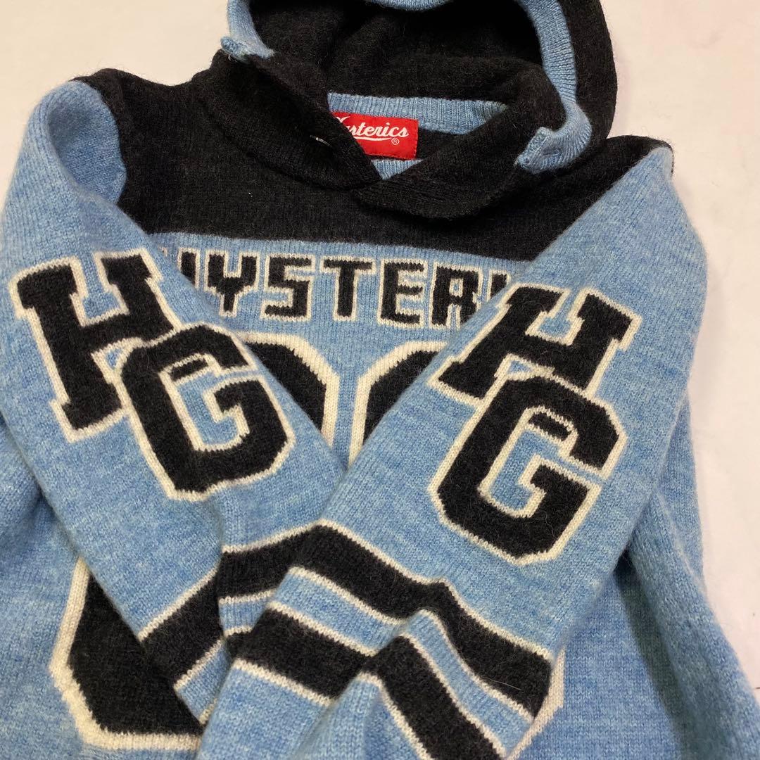 美品★HYSTERIC ヒステリックグラマー ニットパーカー Free