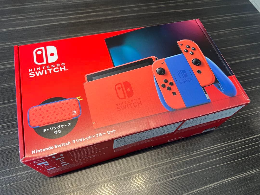 美品❗️限定❗️Nintendo Switch マリオレッド×ブルーセット❗️