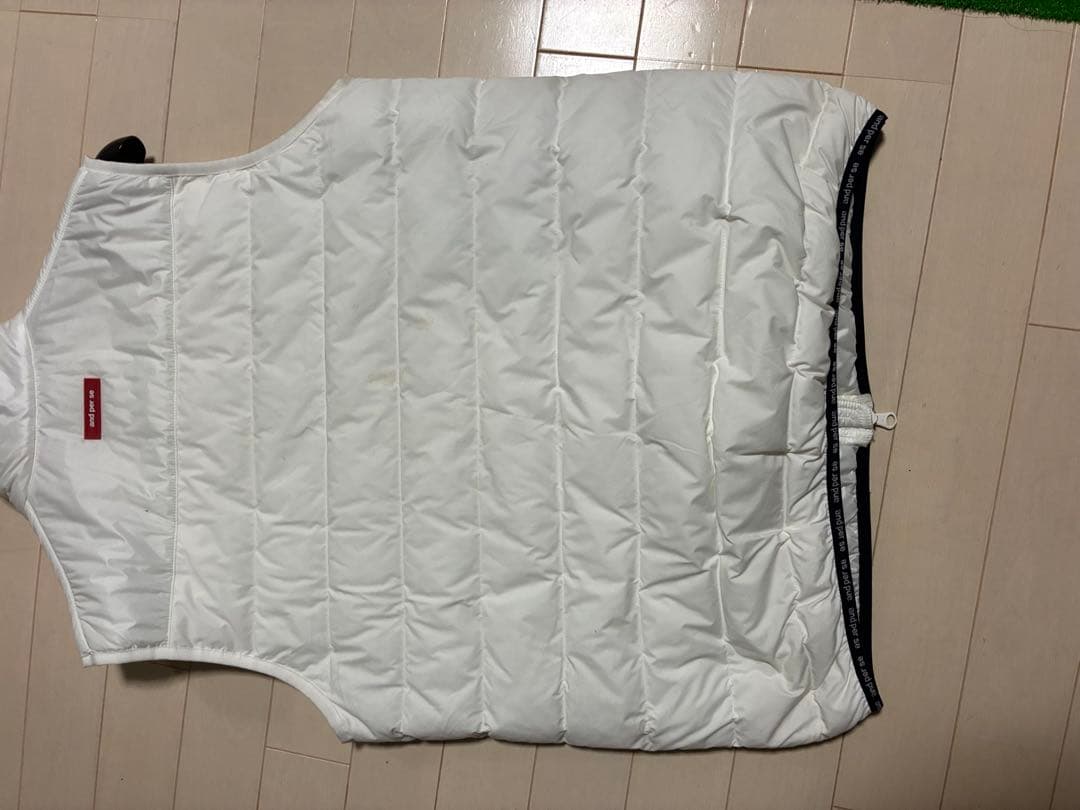 アンパスィ　ホワイトダウンベスト Mサイズ　メンズ