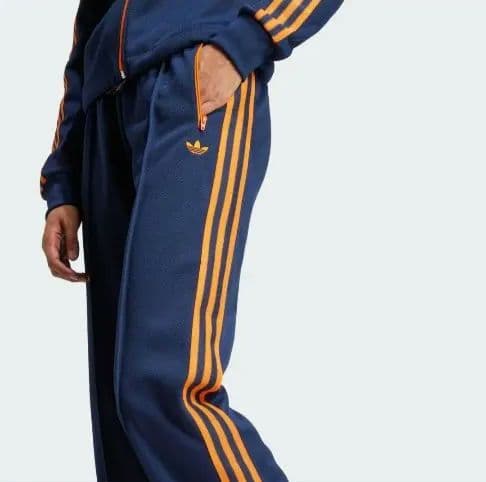 adidas ジャージ下　ネイビー　XS