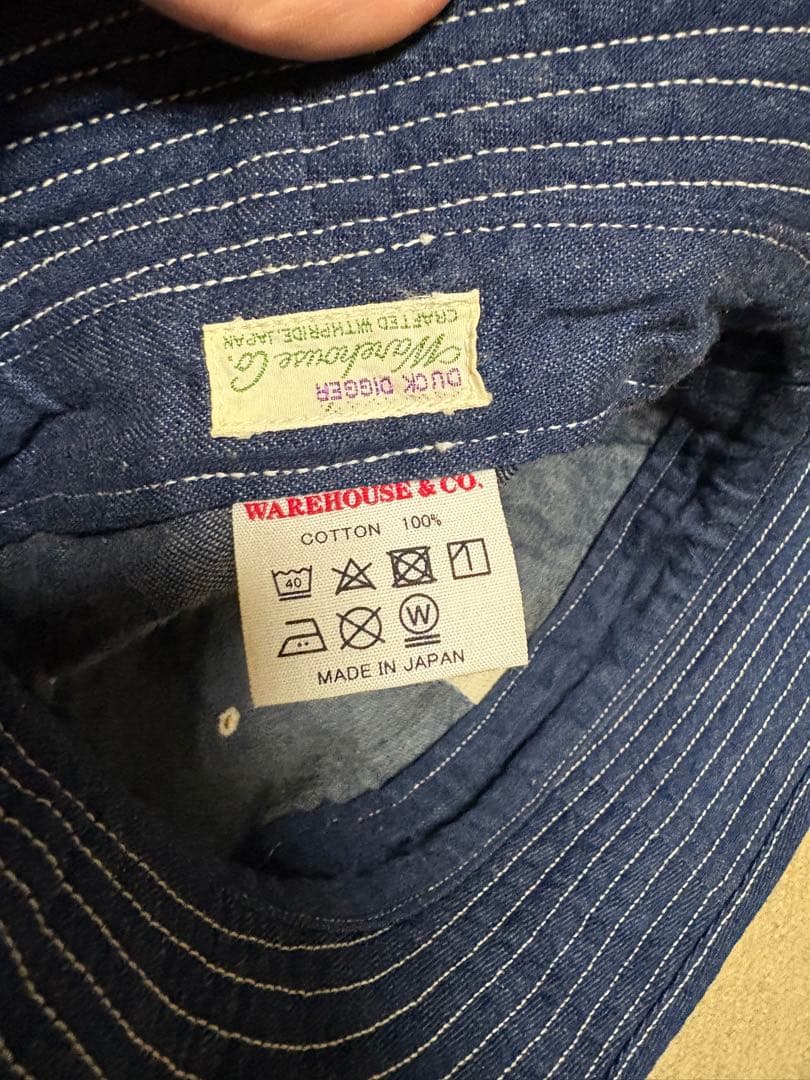 WAREHOUSE デニム アーミーハット DENIM ARMY HAT