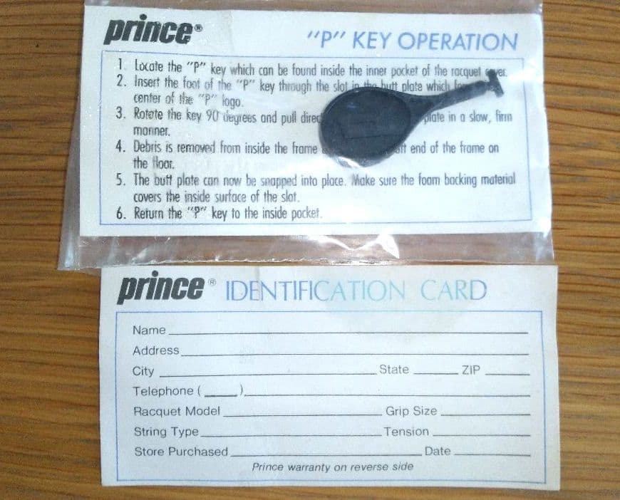prince CTS SYNERGY DB 26 テニスラケット　　90年代前半