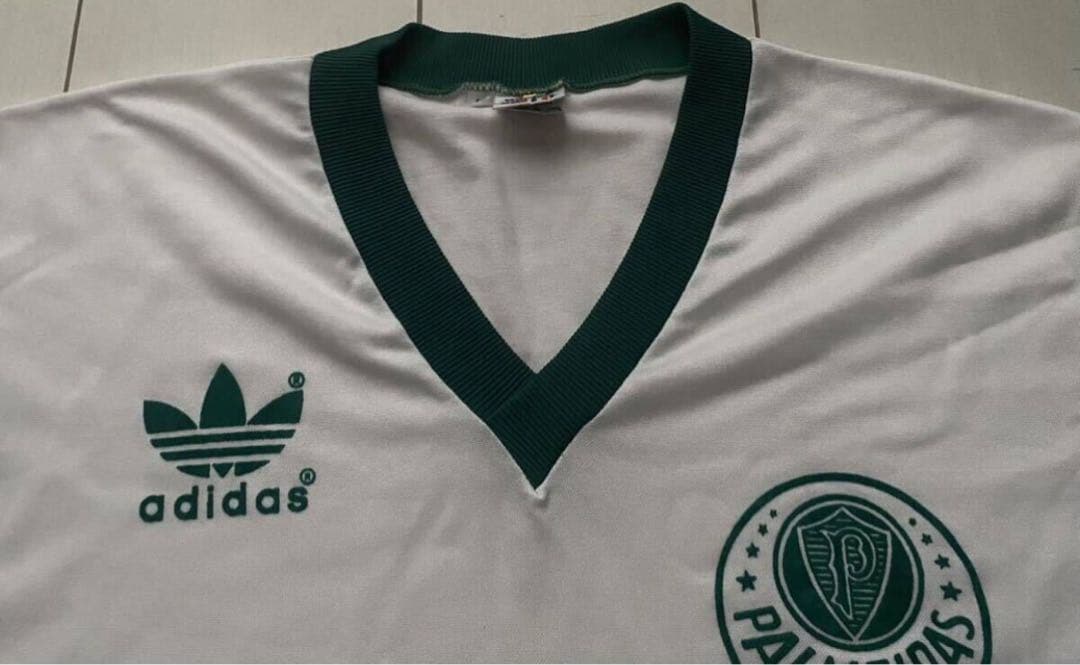 ブラジル製 80s adidas palmeiras 白 ユニフォーム XXL