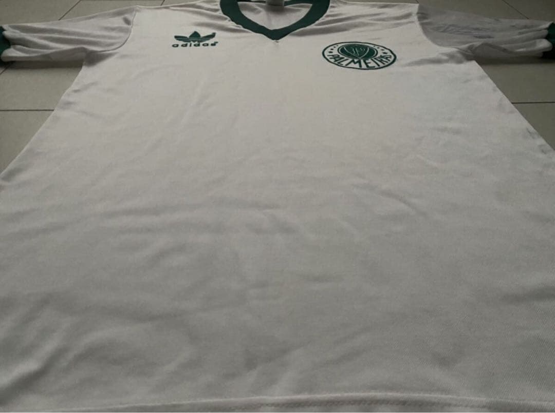 ブラジル製 80s adidas palmeiras 白 ユニフォーム XXL