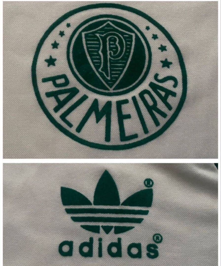 ブラジル製 80s adidas palmeiras 白 ユニフォーム XXL