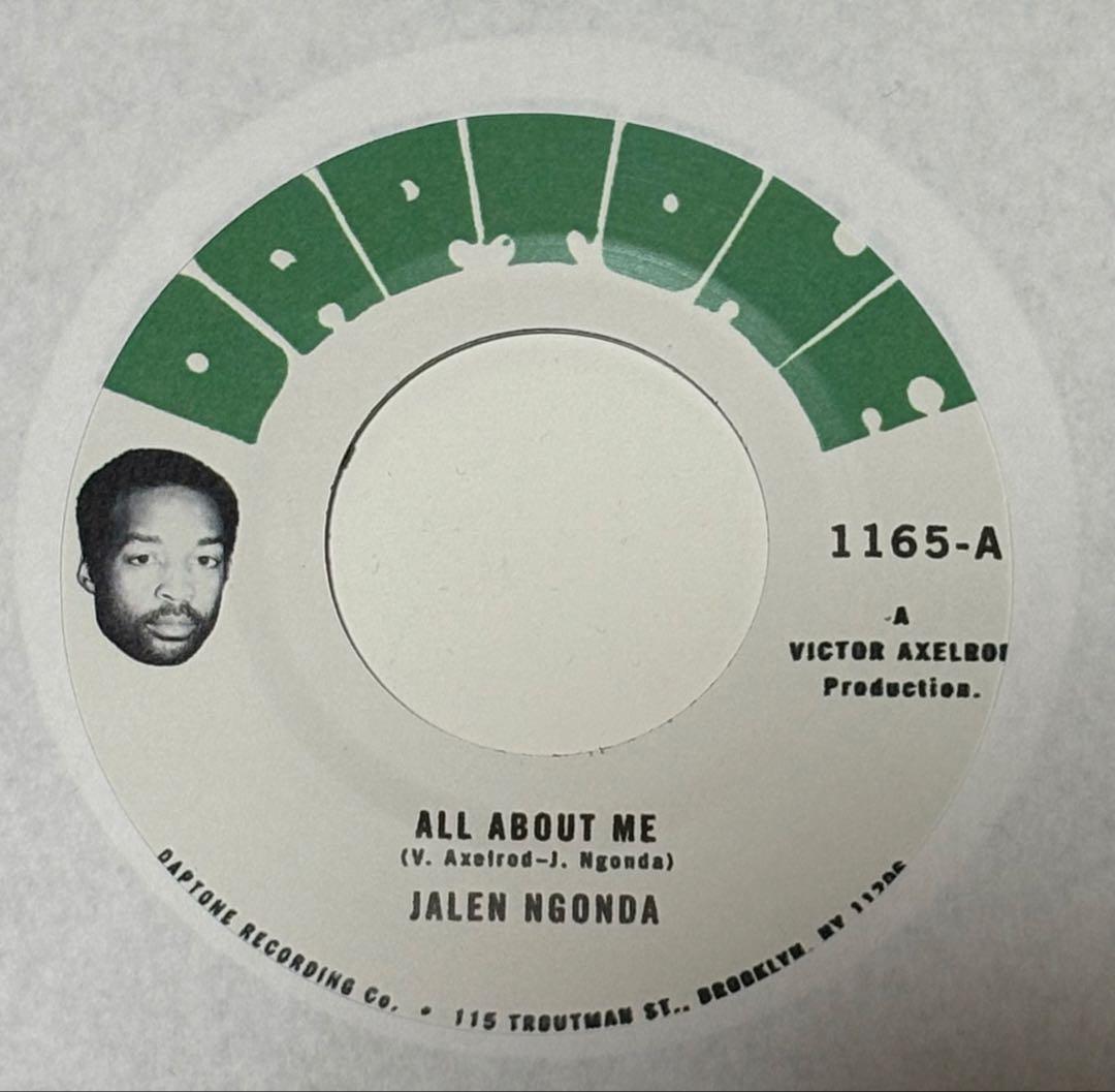 新品7インチ JALEN NGONDA ALL ABOUT ME レゲエ