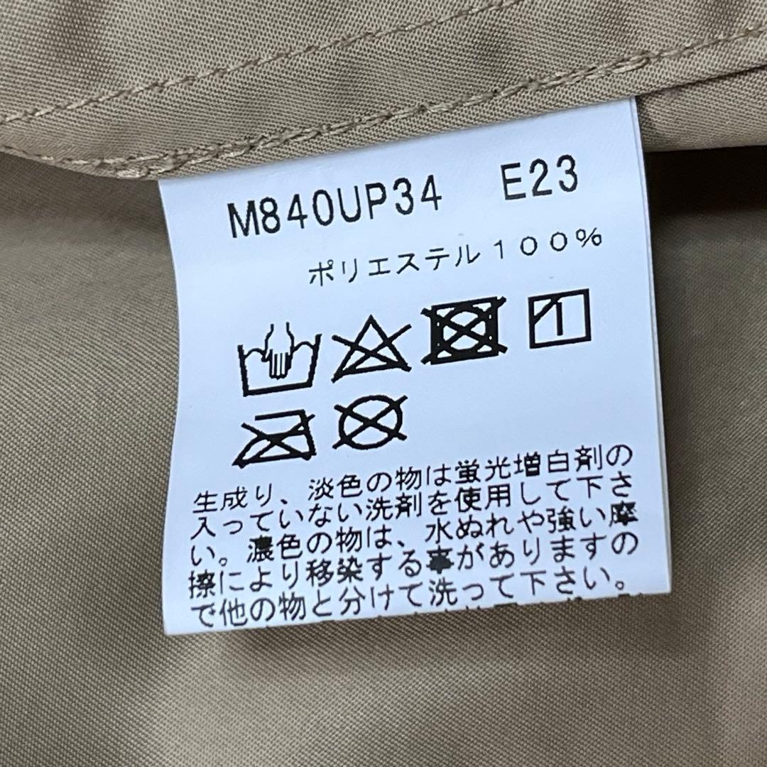 『アニエスベーオム』フーデットコート 取外し可 ウォッシャブル ベージュ 撥水