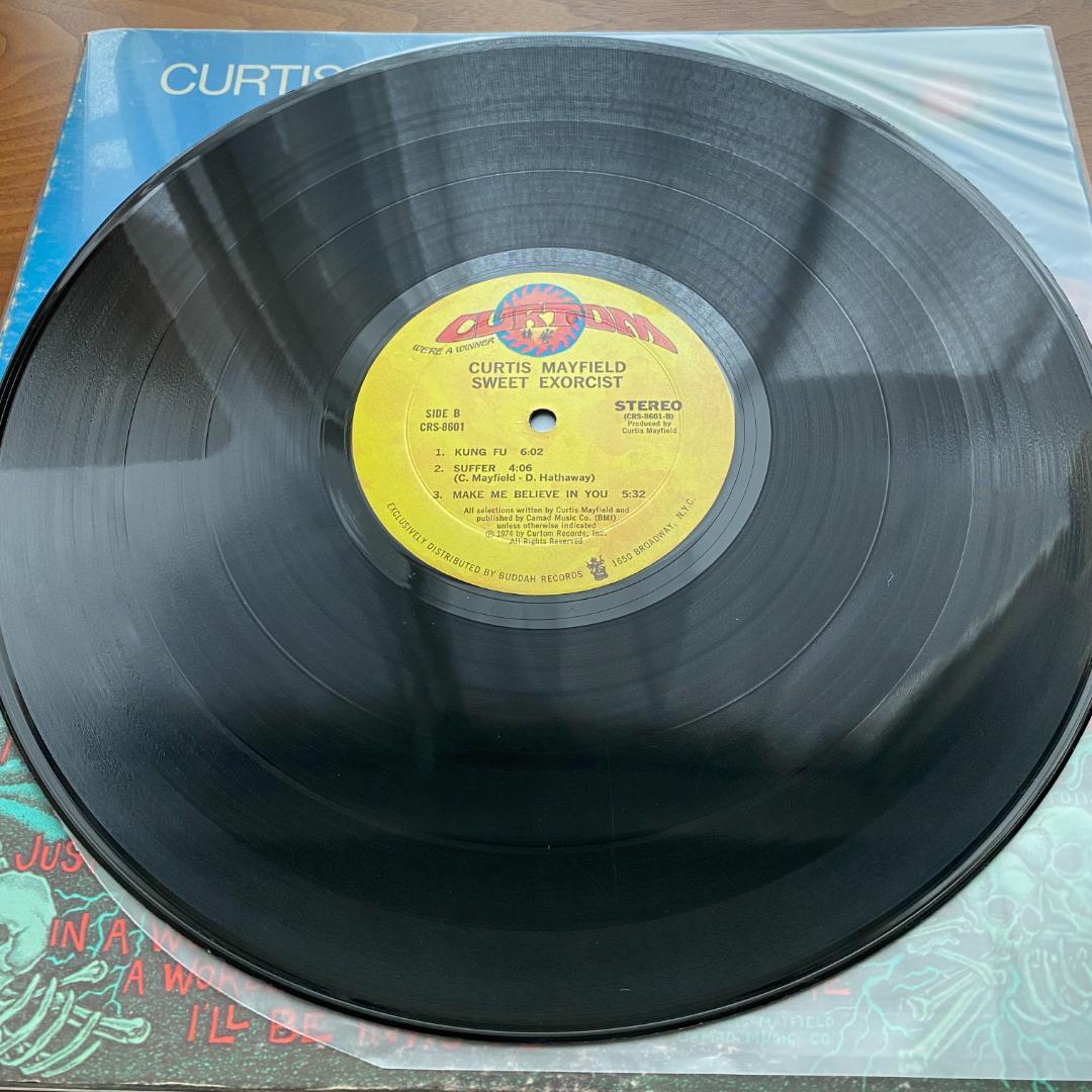 洋楽 LP Curtis Mayfield Sweet Exorcist US ORG