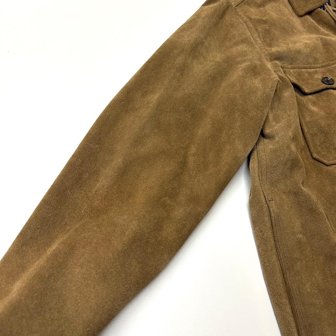 GAP オールドギャップ　スエードレザージャケット　シャツジャケット 裏地付き