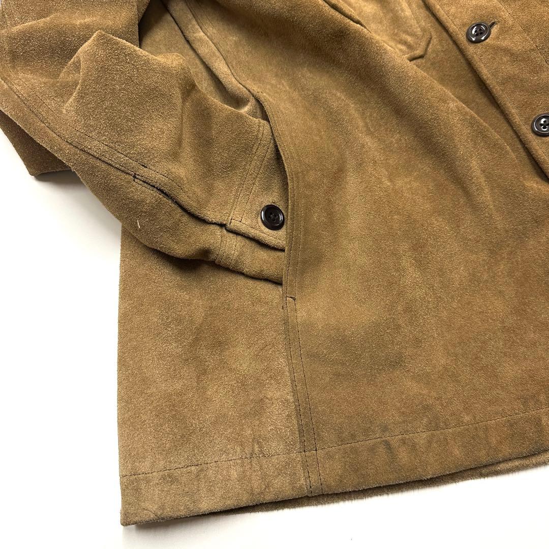 GAP オールドギャップ　スエードレザージャケット　シャツジャケット 裏地付き