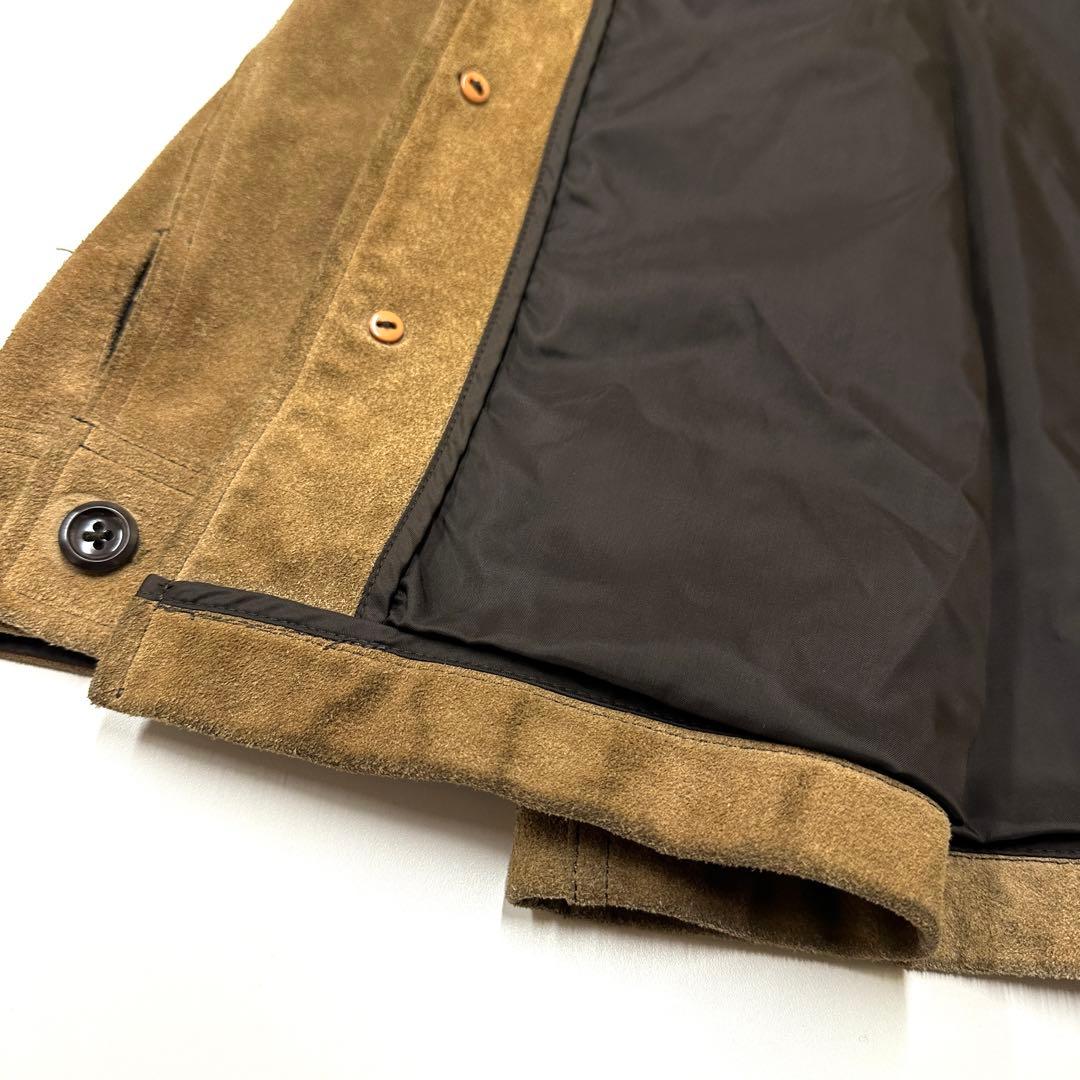GAP オールドギャップ　スエードレザージャケット　シャツジャケット 裏地付き