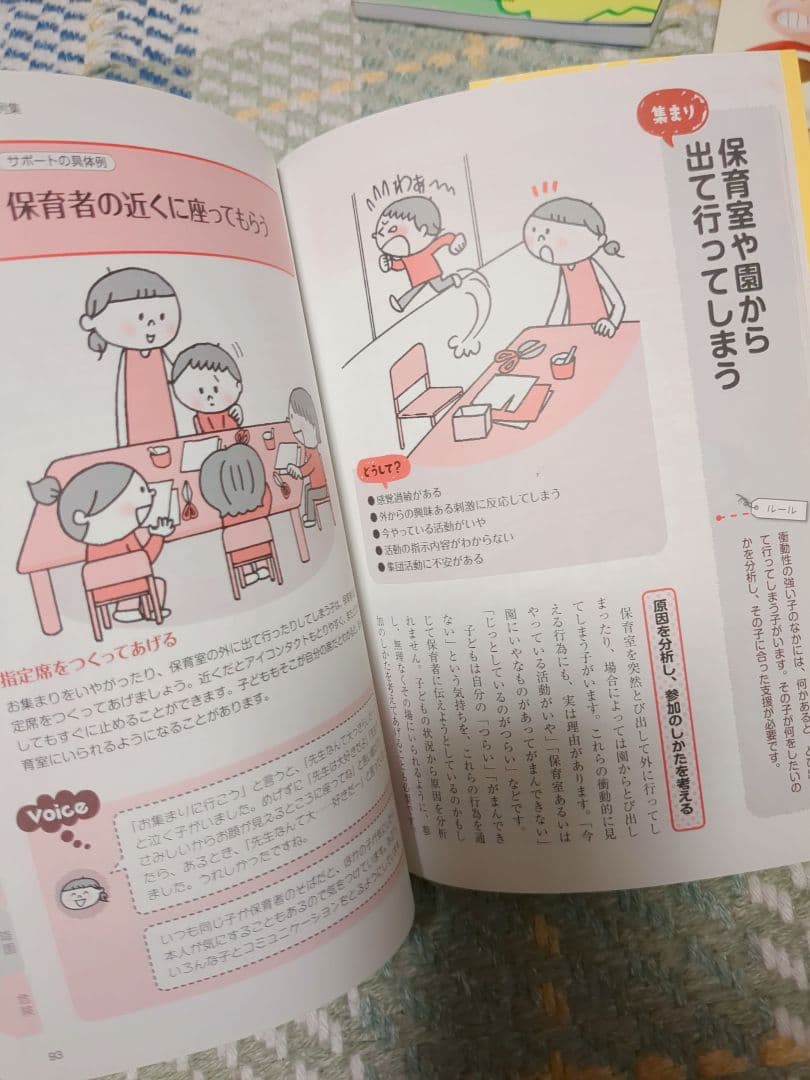 気になる子の支援 お話づくり絵カード 反対ことばカード 6点セット