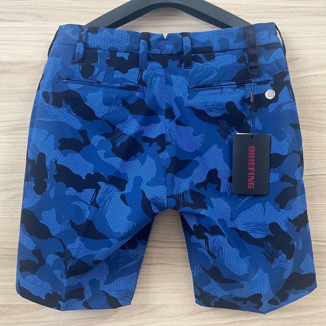 新品★27,500円 BRIEFINGゴルフショートパンツ カモフラ メンズS