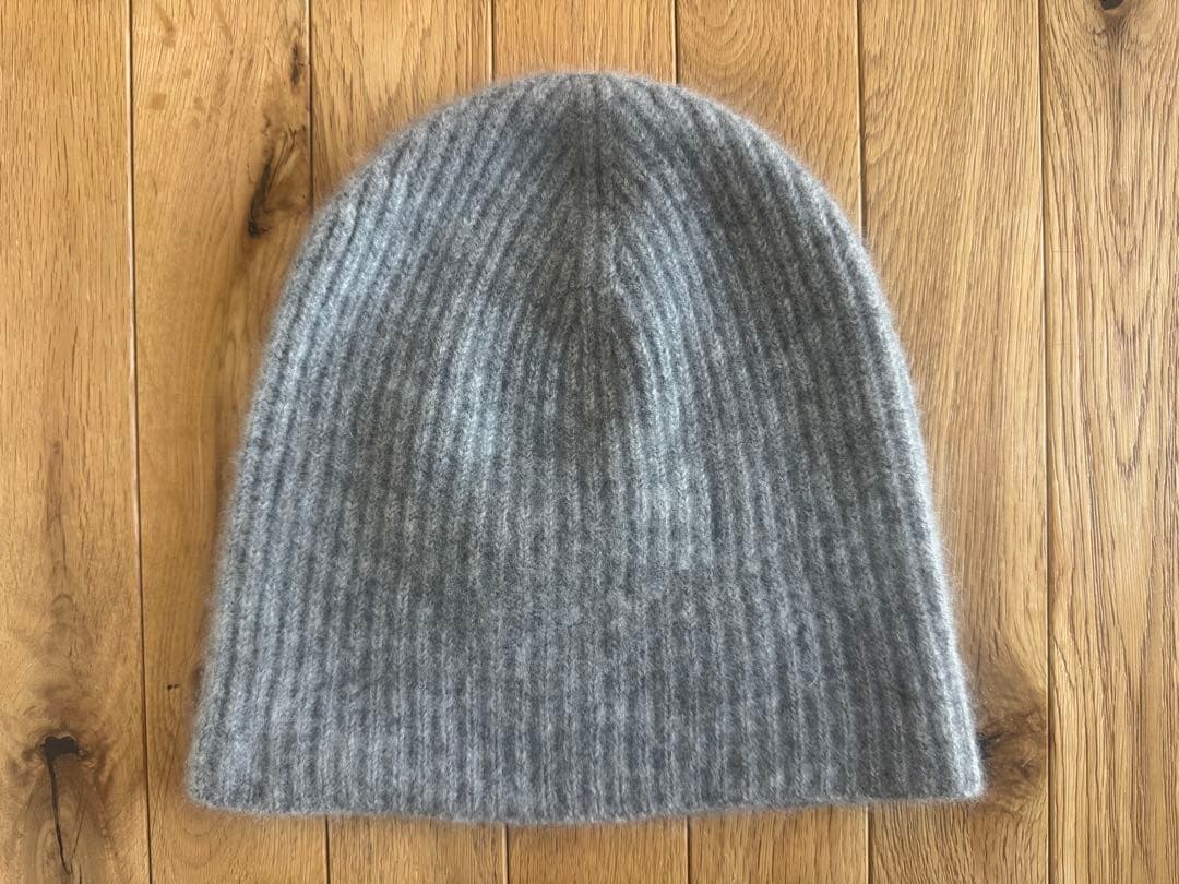 JOHNSTONS グレー ニット帽