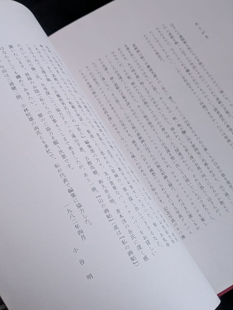 希少/辻まこと 山の画文 『岳人』の表紙の画と言葉 白日社