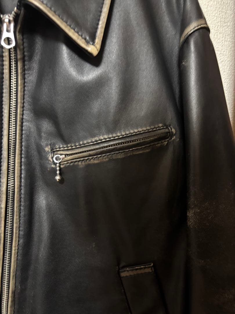 フォームレスレザーブルゾン　hare