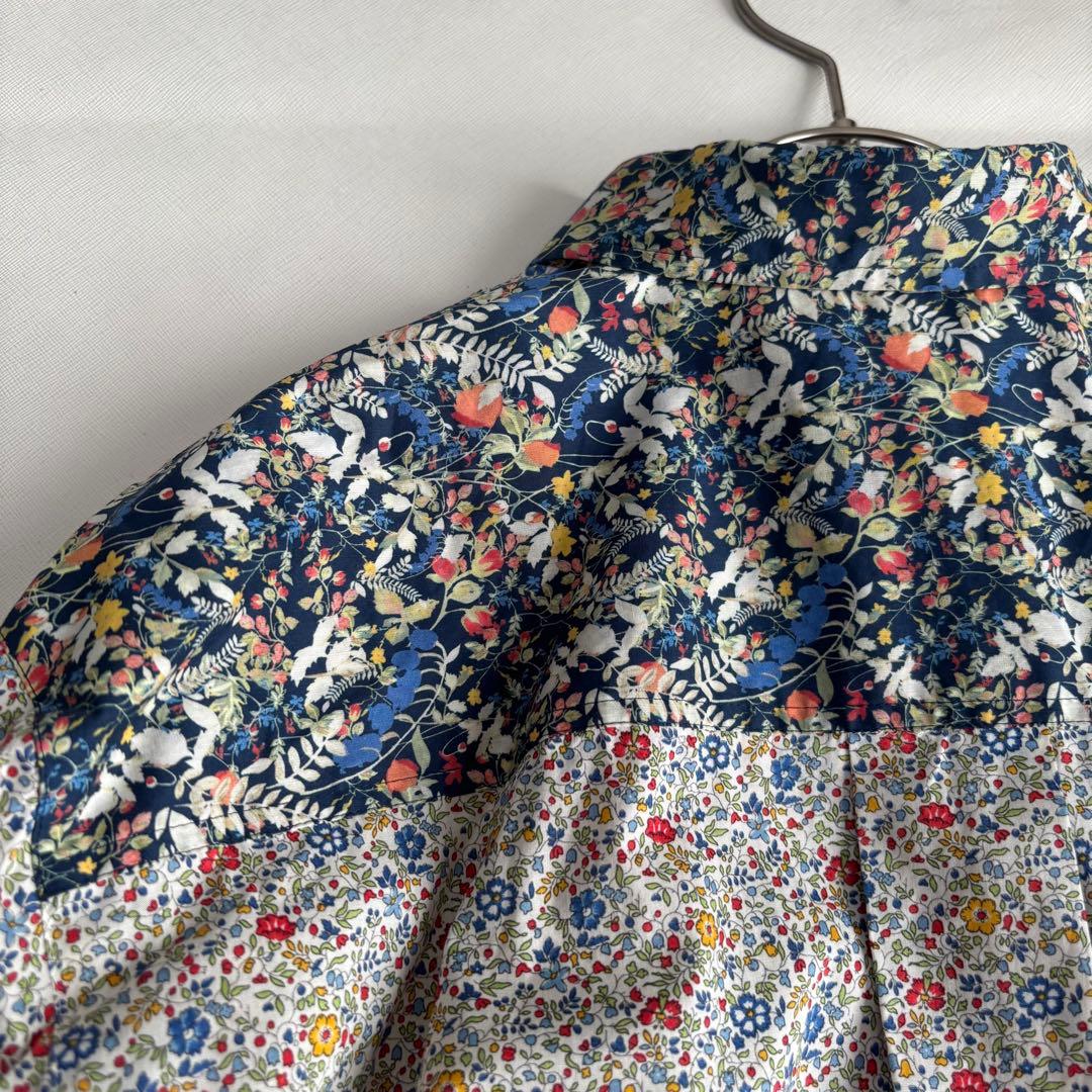 ポールスミス×リバティ　花柄シャツワンピース