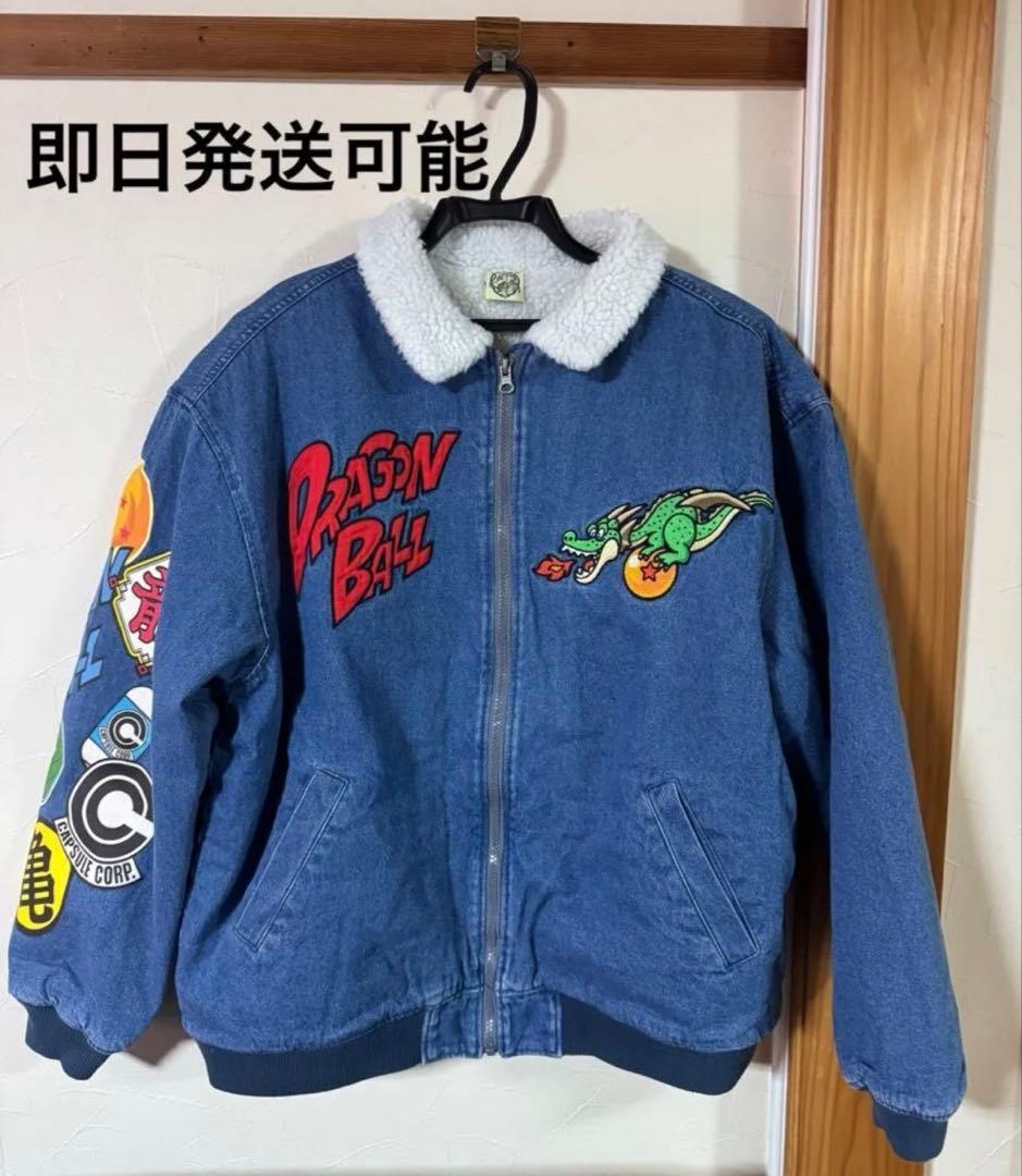 BREEZE ドラゴンボールコラボ デニムボアジャケット 大人サイズ L