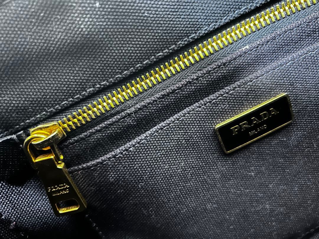 PRADA プラダ カナパ ブラック SS（mini）